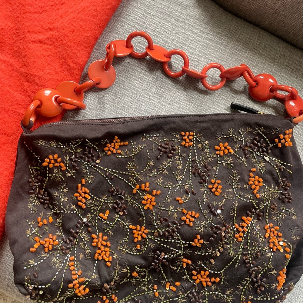 Authentic Fendi Embroidered Bag
